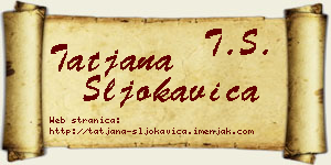 Tatjana Šljokavica vizit kartica